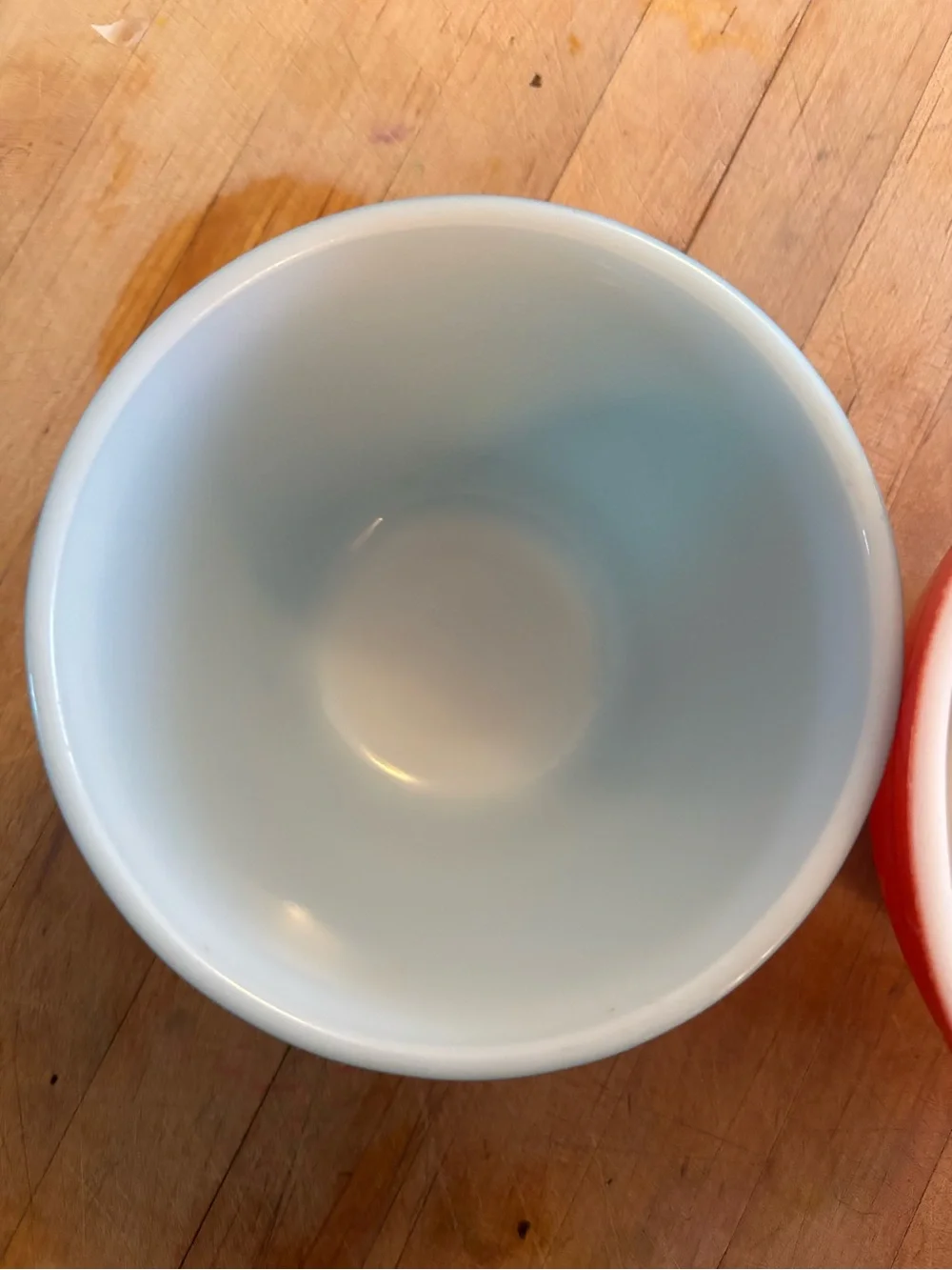 Pyrex Primary Set Of 2 Nesting Mixing Bowls #401 #402 Blue & Red